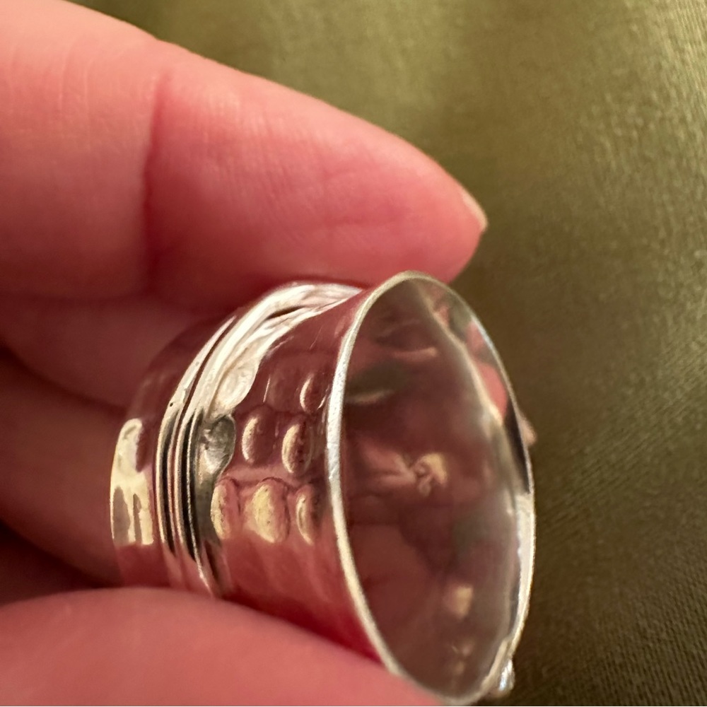 Sterling silver Moonstone ring 925 - Picture 10 of 17